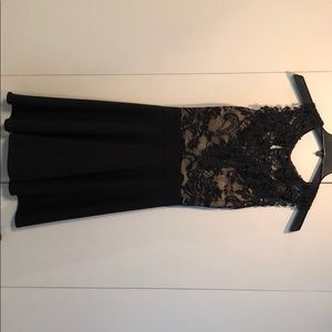 Formal Black Lace Dress